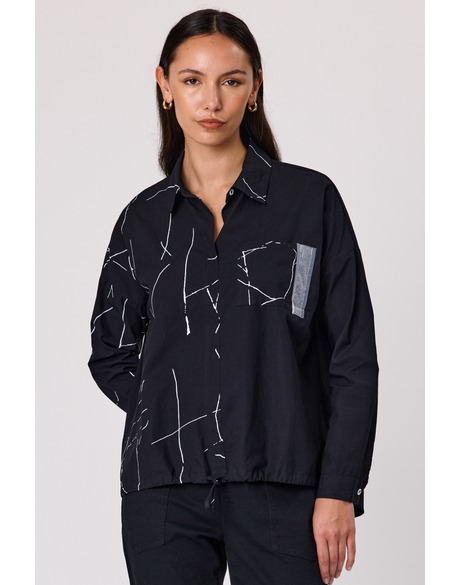 Moxie Tie Hem Shirt