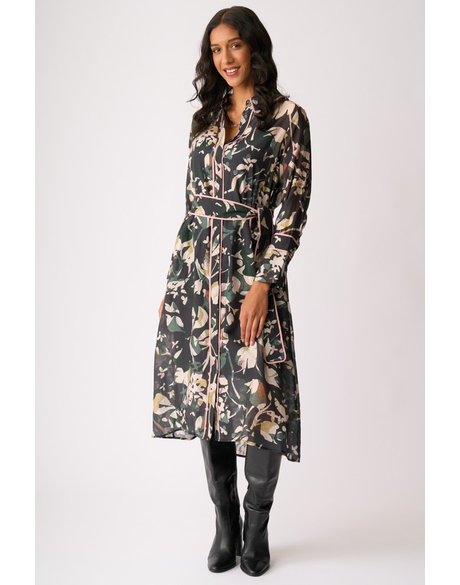 Pipe Up Shirt Dress