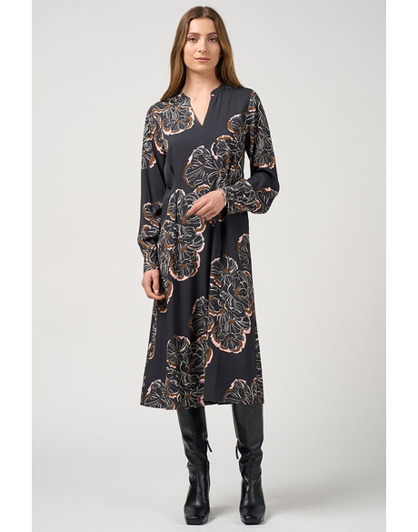 Wood Rose Dress