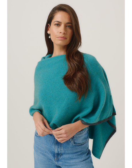 Two Tone Poncho 
