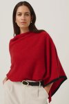 Two Tone Poncho 