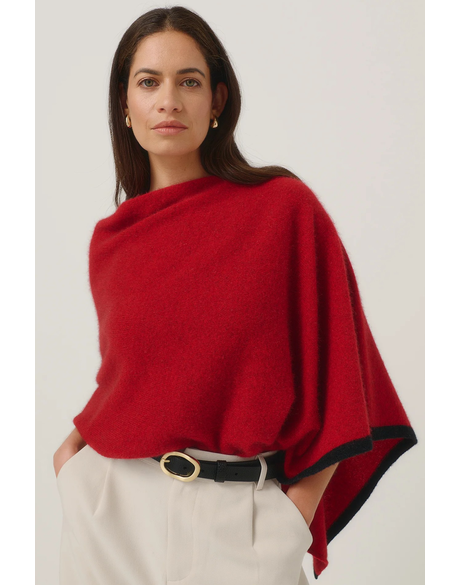Two Tone Poncho 