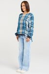 Havana Top (Ocean Plaid)
