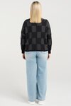 Amaris Knit (Grey Check)
