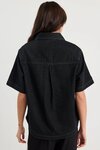 Crucial Black Denim Short Sleeve