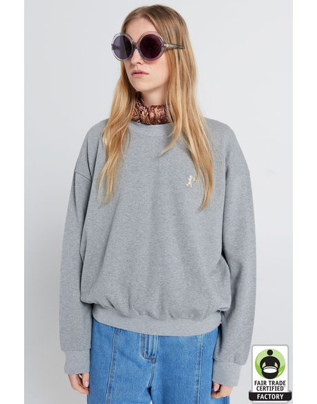 Runaway Girl Organic Cotton Crewneck Sweatshirt