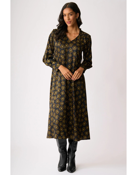 Shirred Shoulder Dress