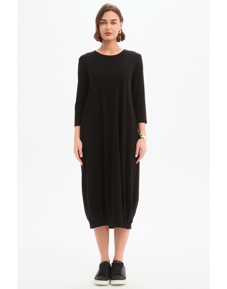 Banded Hem Jersey Dress