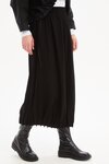 Jersey Pin Tuck Hem Skirt