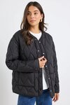 Frankly Boxy Snap Front Puffer Jacket