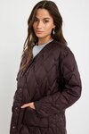 Frankly Boxy Snap Front Puffer Jacket