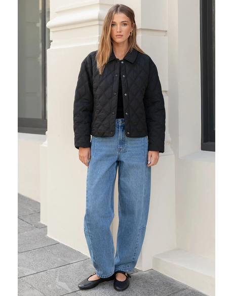 Graduate 90s Blue Non Stretch Barrel Jeans