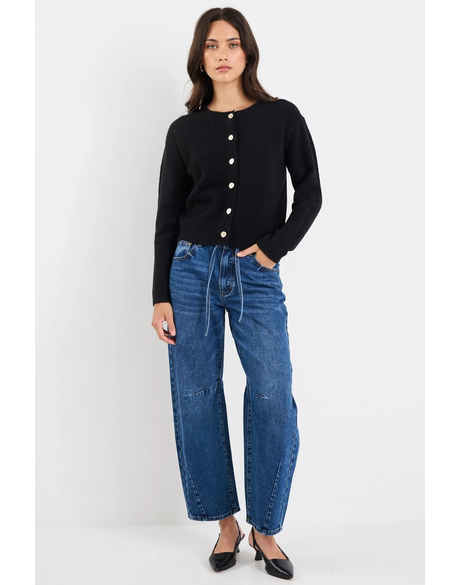 Imprint Soft Knit Crewneck Cardigan 