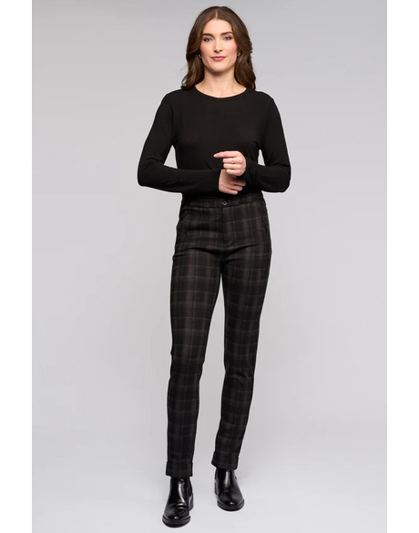 Style Ponti Pant (Checkmate)