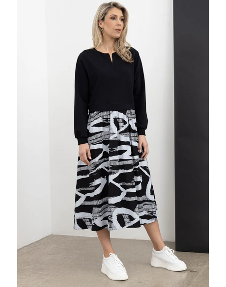 Conscious Dress (Black/White)