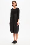 Diagonal Seam Combi Dress