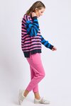 Eden Crew (Pink/Navy/Blue Stripe)