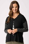 Combo Print Top (Moon Phases)