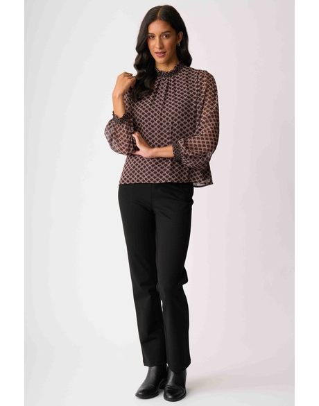 Straight Leg Pant (Black)