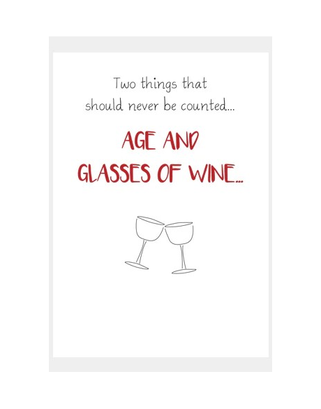 Age And Glasses Of Wine