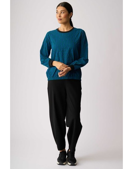 Elastic Hem Detail Top (Spot)