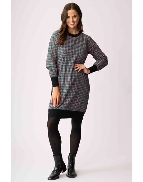 Contrast Detail Dress