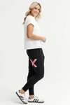 Alpine Apartment Pants (Black with Coral Shadow)