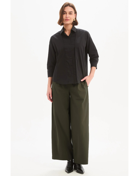 Panel Front Bind Shirt