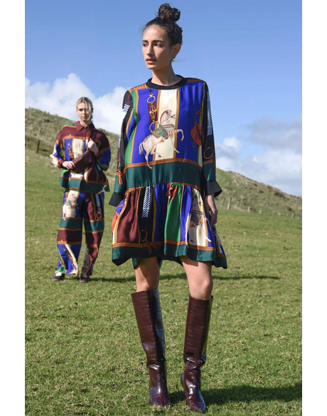 Bold Hem-Mingway Dress