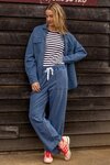 Valerie Trackpant (Blue Denim Look)