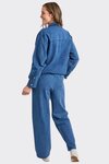 Valerie Trackpant (Blue Denim Look)