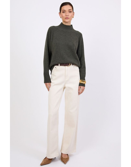 Cashmere Funnel Neck (Pine)