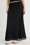Zeus Lace Bias Maxi Skirt