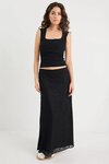 Zeus Lace Bias Maxi Skirt