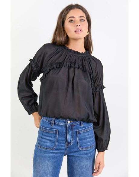 Manifest Voile Frill Top