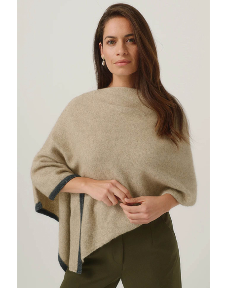 Two Tone Poncho 