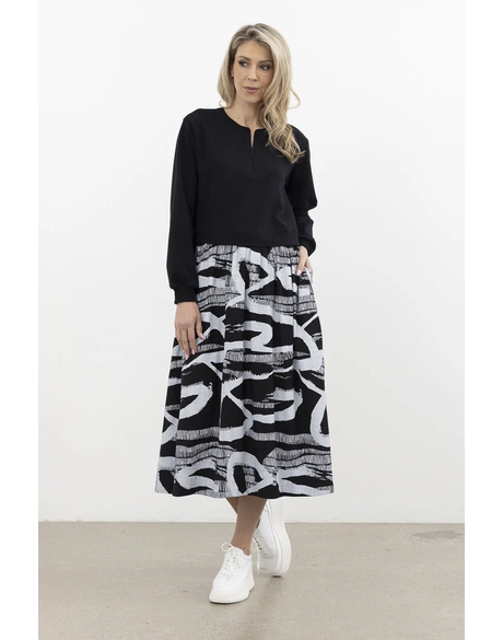 Conscious Dress (Ivory Print)