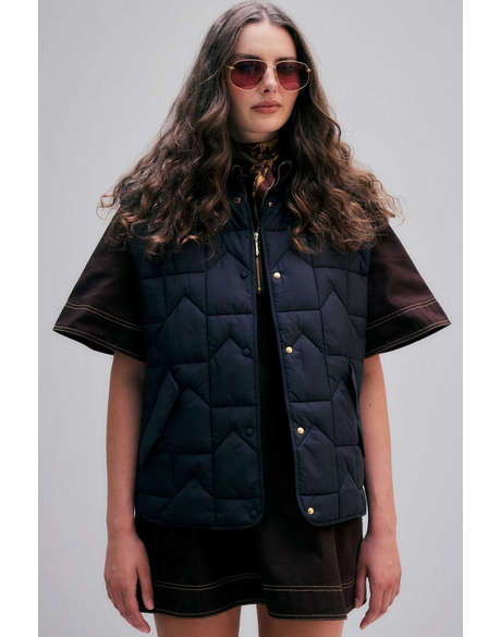Quilted Monogram Vest