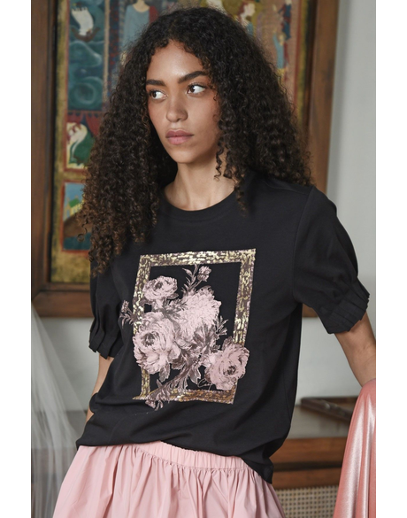 Foil & Flourish T-Shirt (Black)