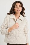 Absolute Collared Quilted Puffer Jacket