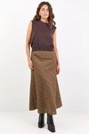 Companion Cotton Blend Bias Maxi Skirt