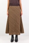 Companion Cotton Blend Bias Maxi Skirt