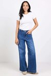 Zoey Petite High Rise Wide Leg Pocket Jean