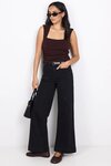 Zoey Petite High Rise Wide Leg Pocket Jean