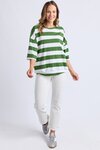 Mazie Block Stripe Sweat