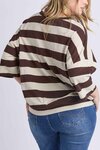 Mazie Block Stripe Sweat