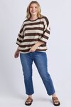 Mazie Block Stripe Sweat