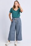 Julia Pinstripe Denim Pant