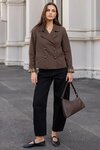 Pathway Chocolate Cropped Trench Jacket