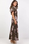 Stage Puff Sleeve Floaty Maxi Dress